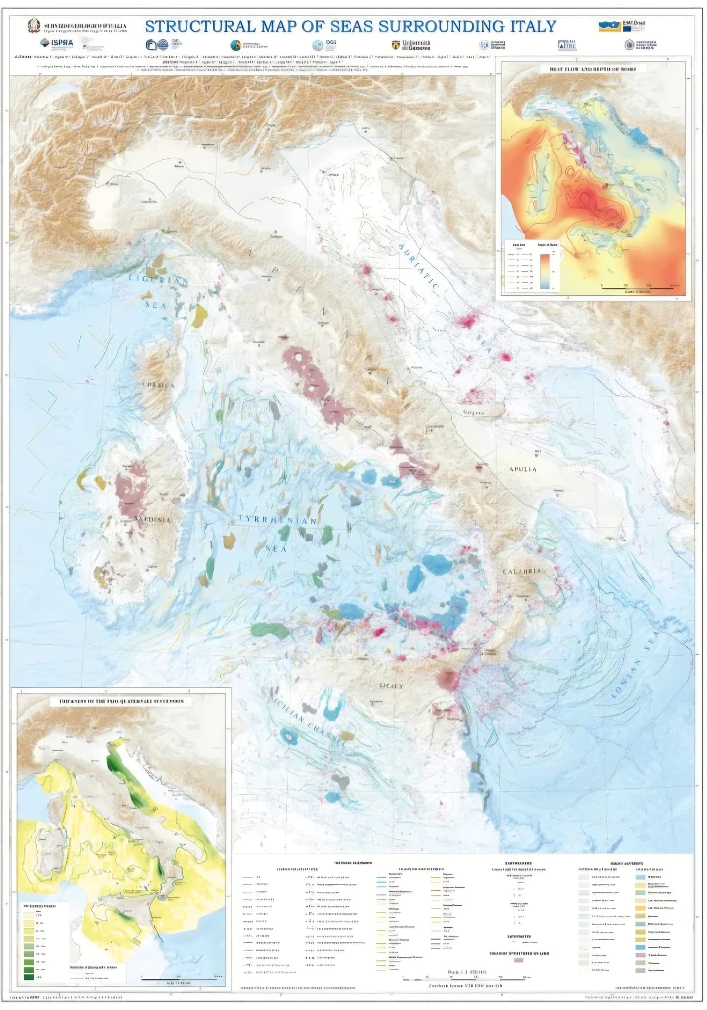 Ingv, arriva la Carta Strutturale dei Mari Italiani