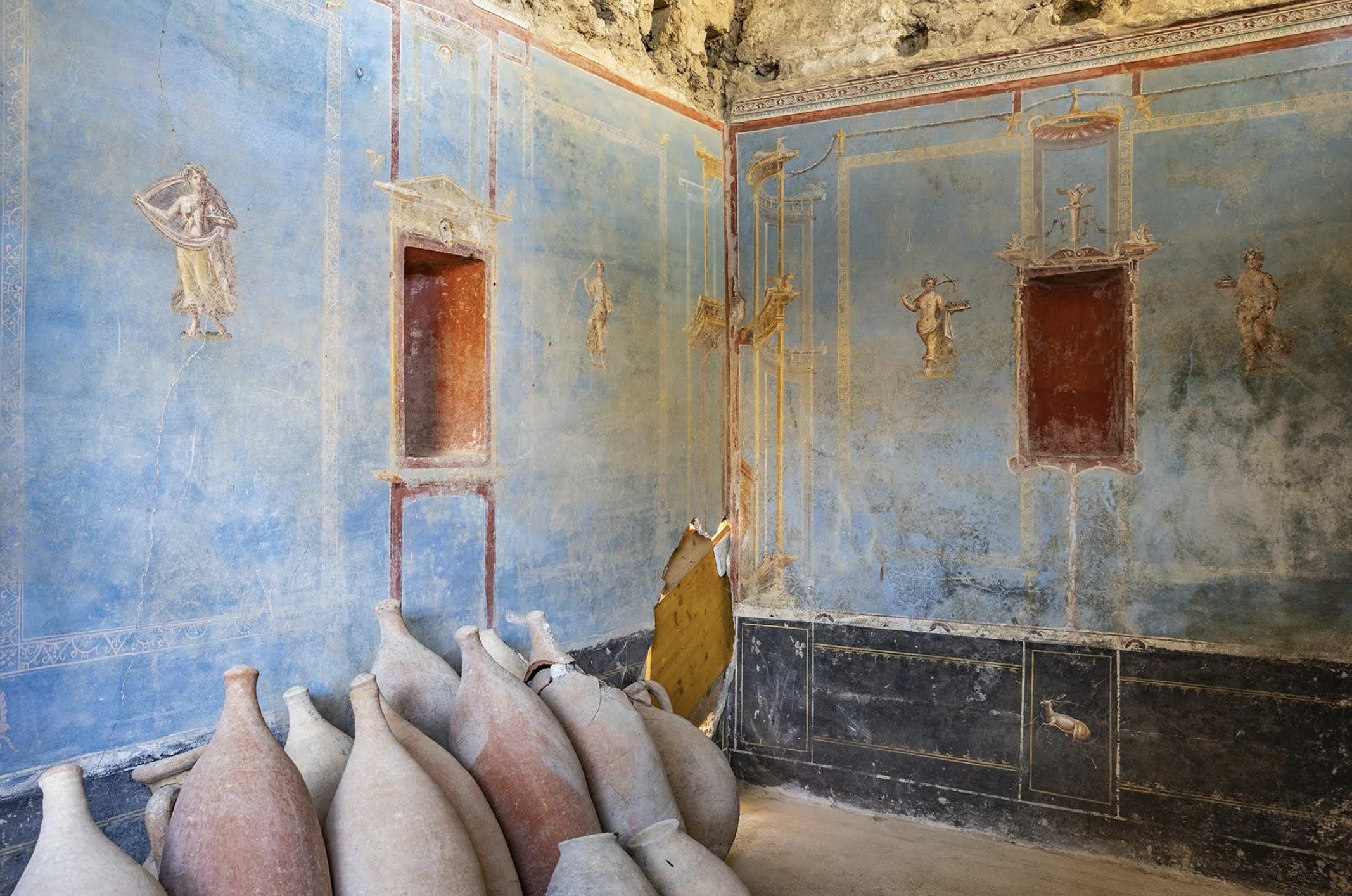 Il pregiato blu delle pareti dell'Antica Pompei era carissimo
