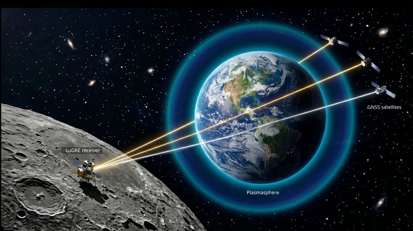 Dalla Luna la prima "radiografia" del plasma che avvolge la Terra
