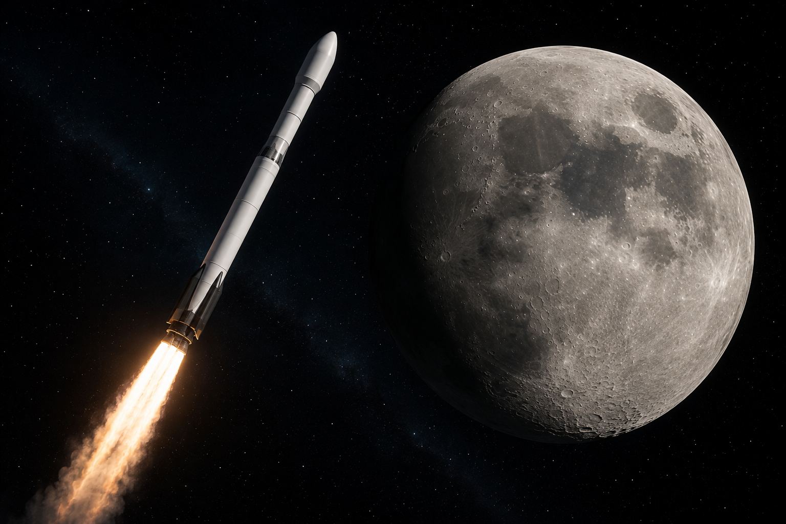 Un razzo SpaceX si è schiantato sulla Luna: i precedenti e i rischi dei detriti circumlunari post image